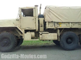 Military Truck on Godzilla 2014 Set