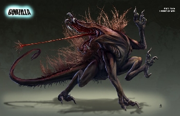 Godzilla 2014 Final Enemy Monster - Potential Concept Artwork