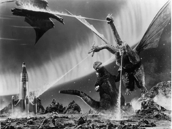 Godzilla, Rodan and King Ghidorah