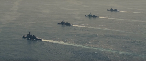 Japan's Navy prepare for Shin-Gojira