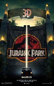 Jurassic Park 3D Poster