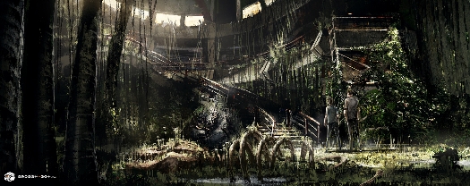 Jurassic World Movie Concept Artwork