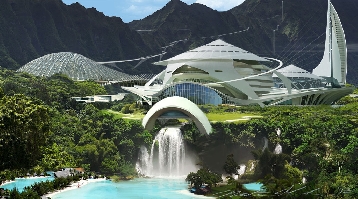Concept Art for Jurassic World Visitor Centre
