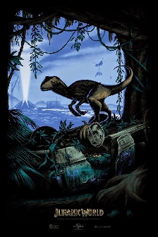 Jurassic World SDCC Poster Variant
