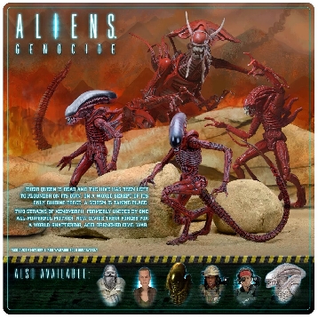 NECA Genocide Alien concept figures