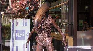 Original Giger Alien at Rai di Viale Mazzini 