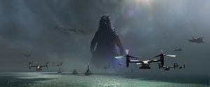 Pre-production image for Godzilla King of Monsters