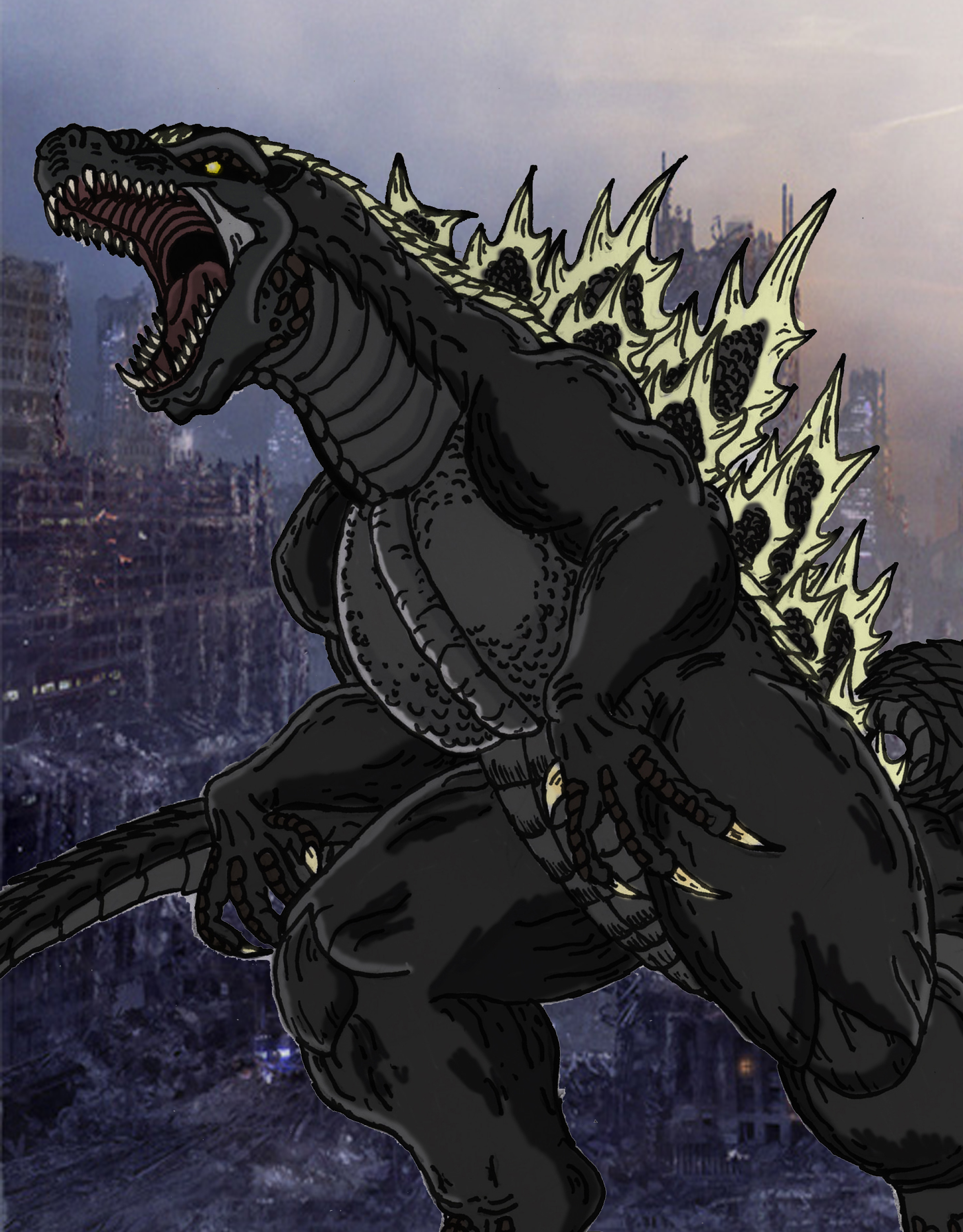 Cool Godzilla Fan Art