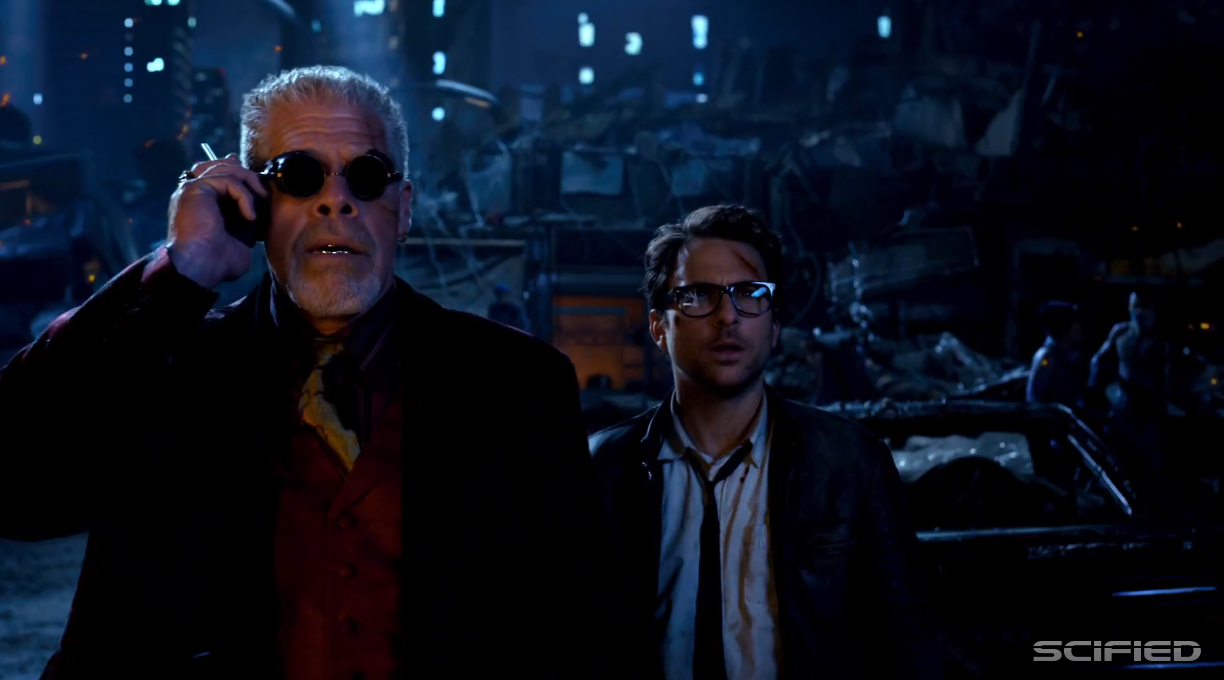 Ron Perlman and Charlie Day in Pacific Rim Pacific Rim Trailer Screen Caps Image Gallery