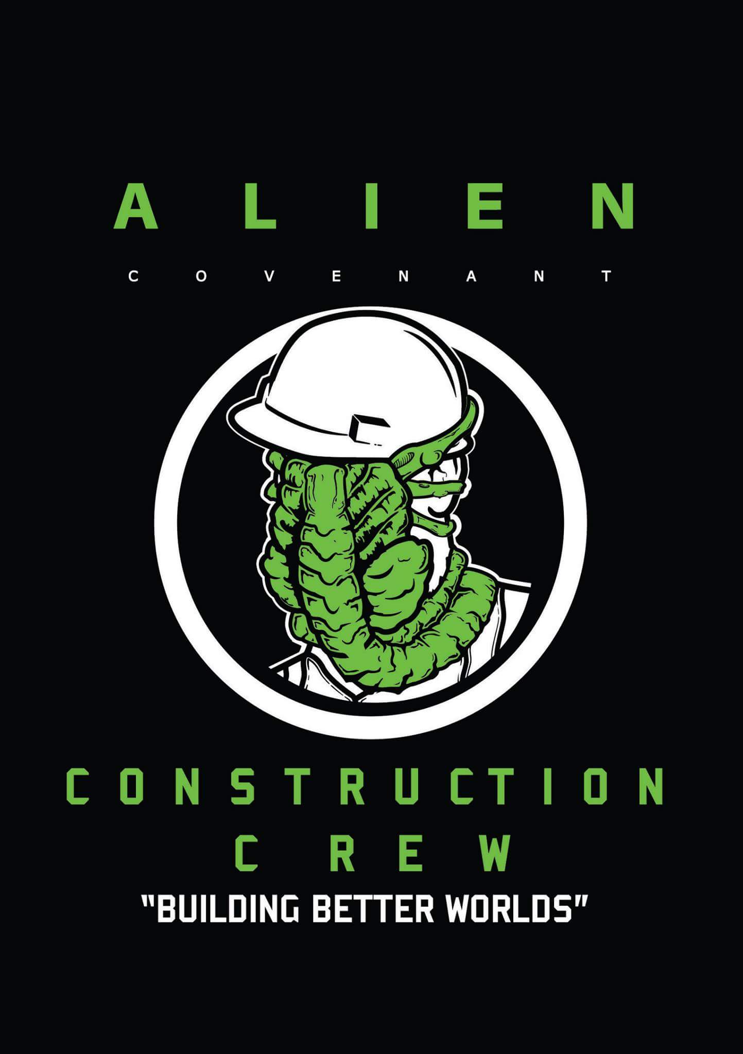 Alien: Covenant crew shirt design