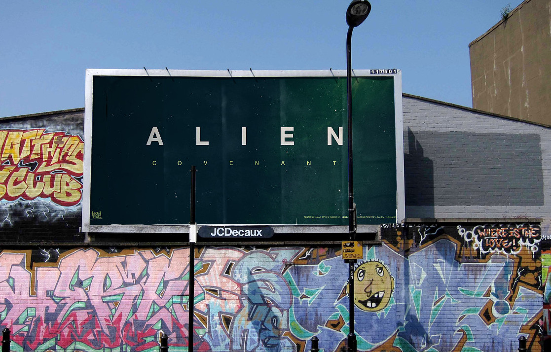 Alien: Covenant fanmade advertising billboard 