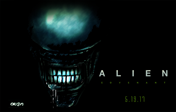 Alien Covenant fan made promo poster art