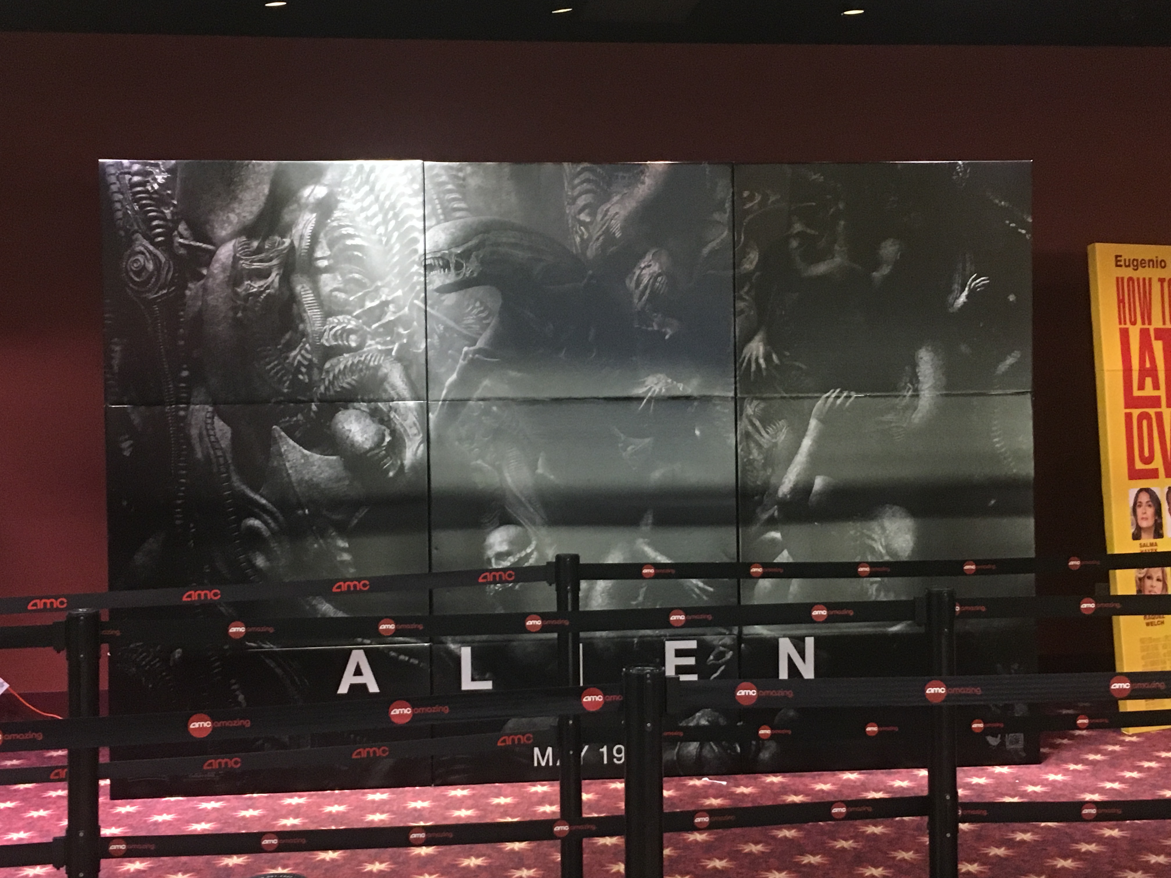 Alien Covenant Poster Board at AMC Theater