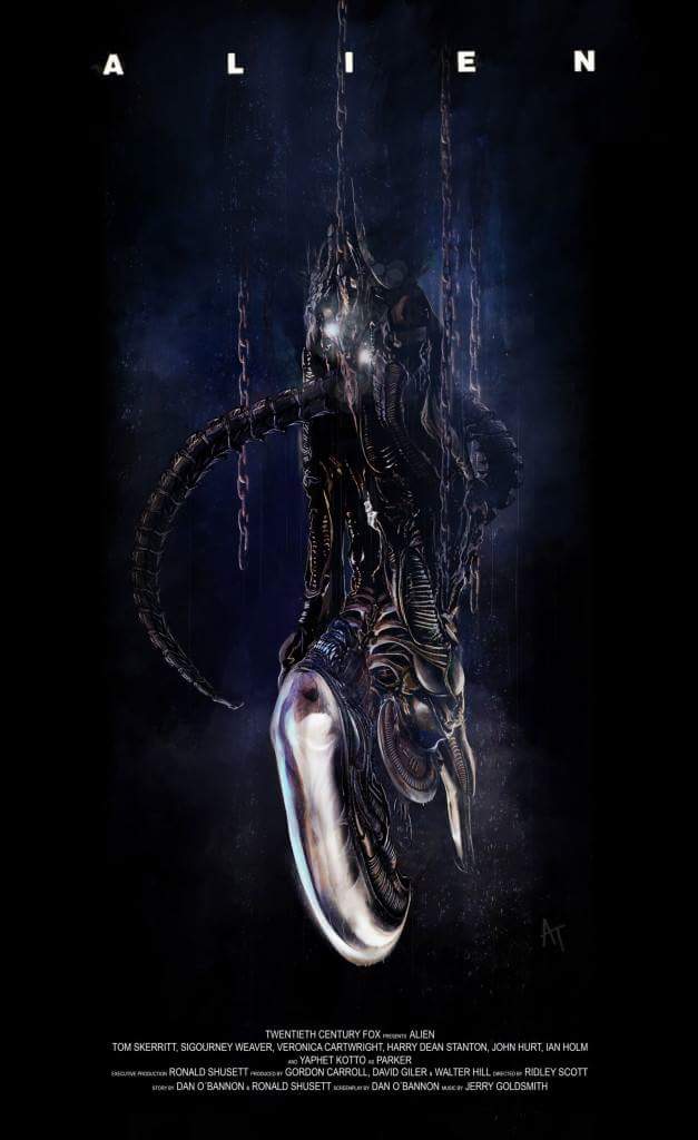 Alien fan poster concept artwork