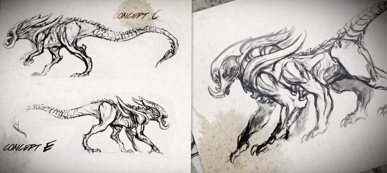 Alien King Concept Art