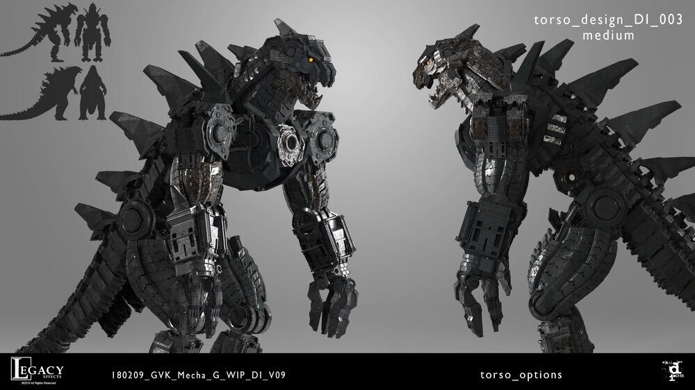 Alternative Mechagodzilla designs