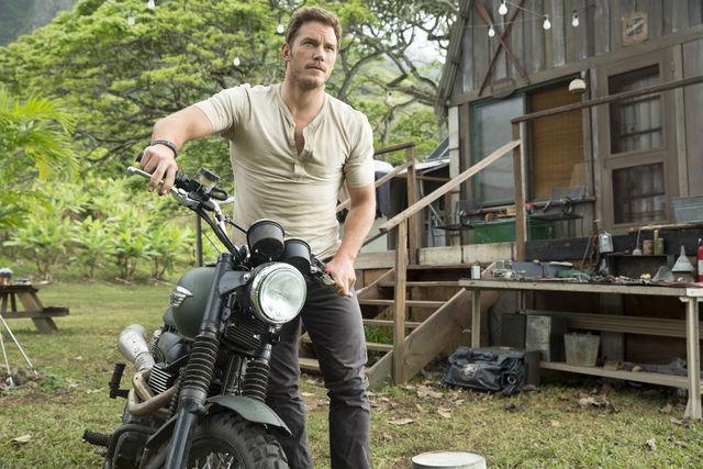 Chris Pratt in Jurassic world