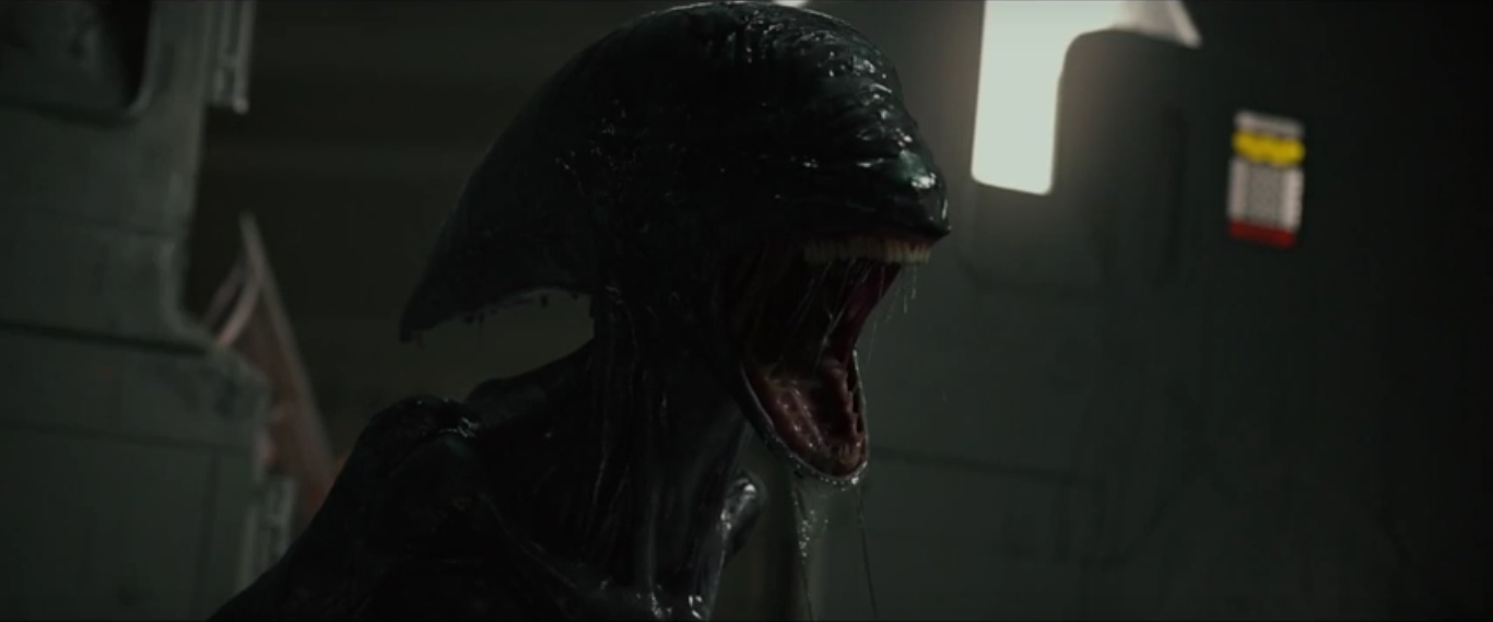 Deacon Alien Bursting Scene in Prometheus