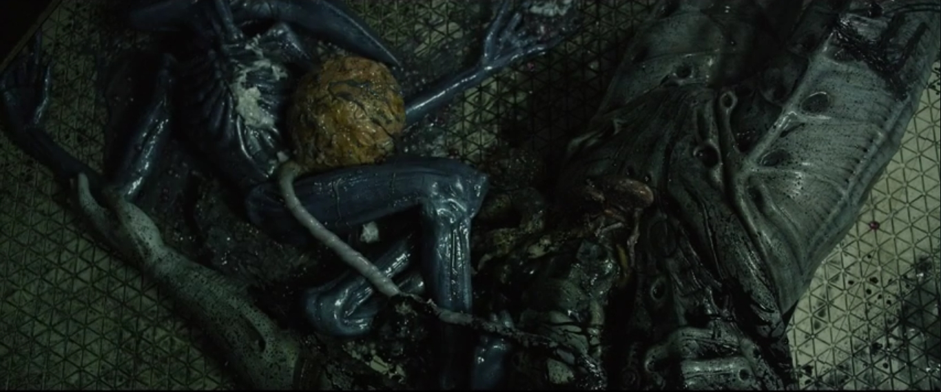 Deacon Alien Bursting Scene in Prometheus