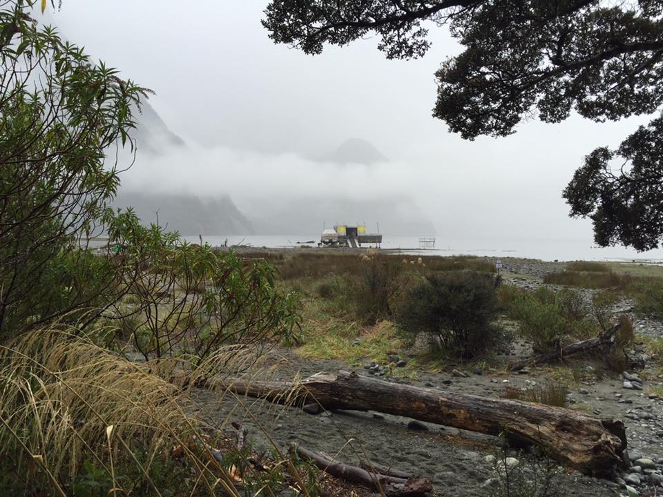 Distant shot of the Alien: Covenant set in New Zealand