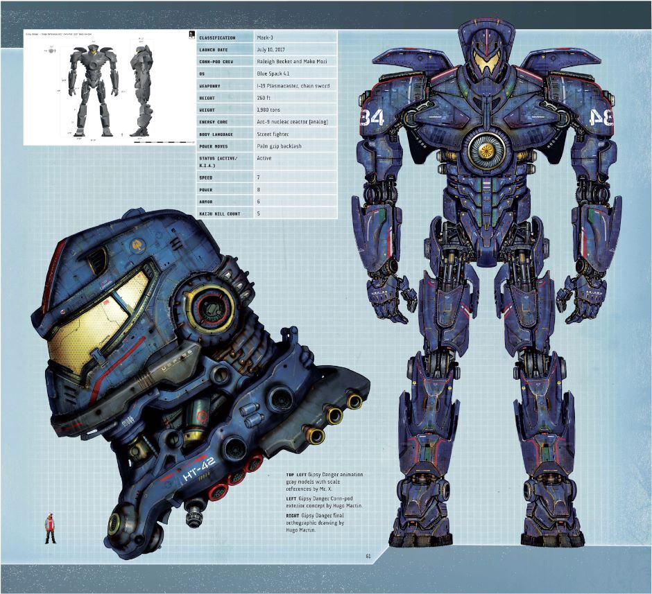 Pacific Rim: Man, Machines, and Monsters - Gipsy Danger - Pacific Rim Conce...