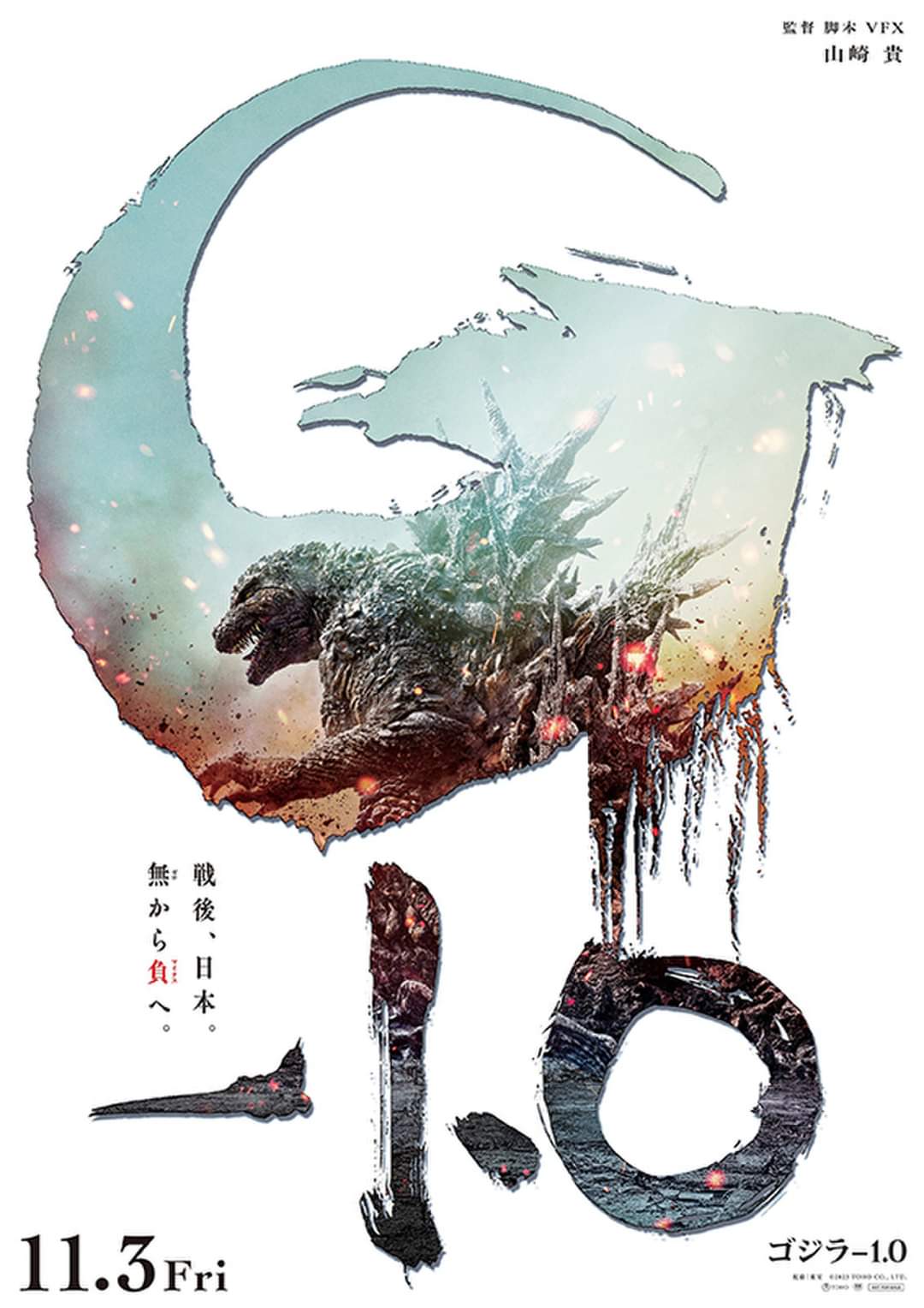Godzilla: Minus One Poster