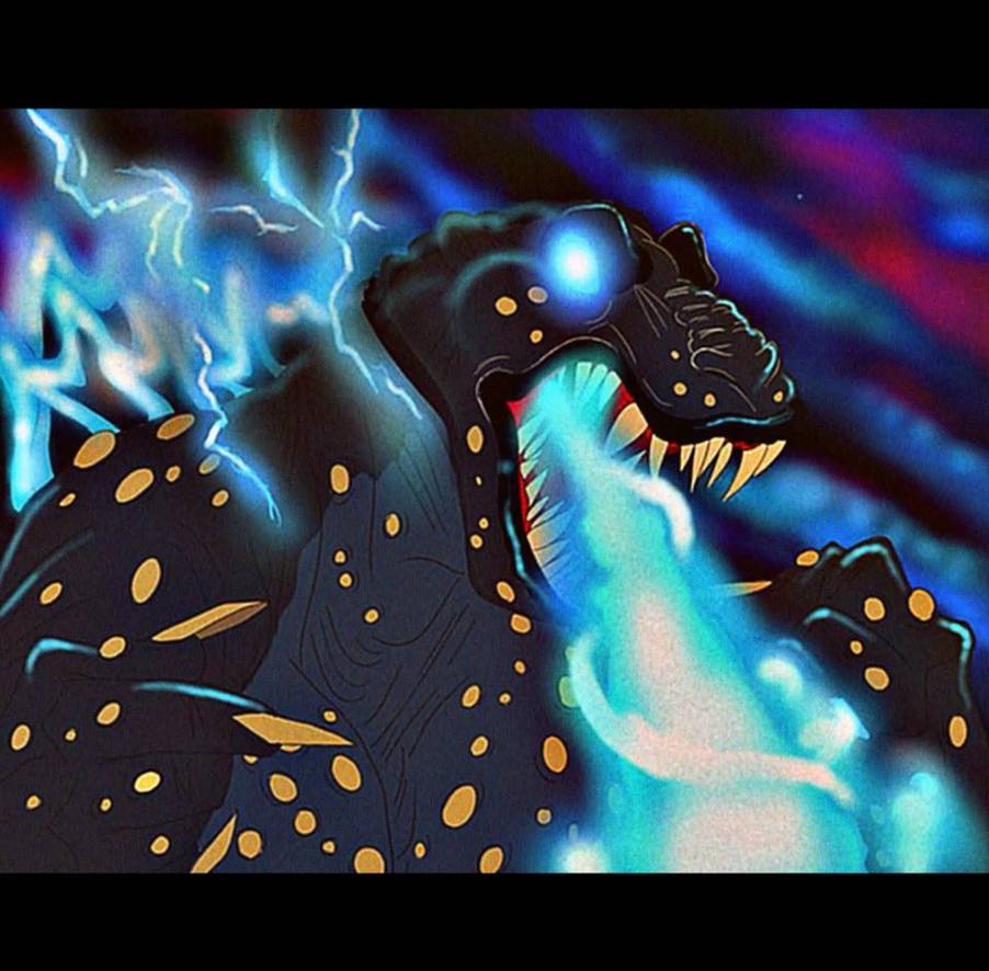 Godzilla in Don Bluth's style
