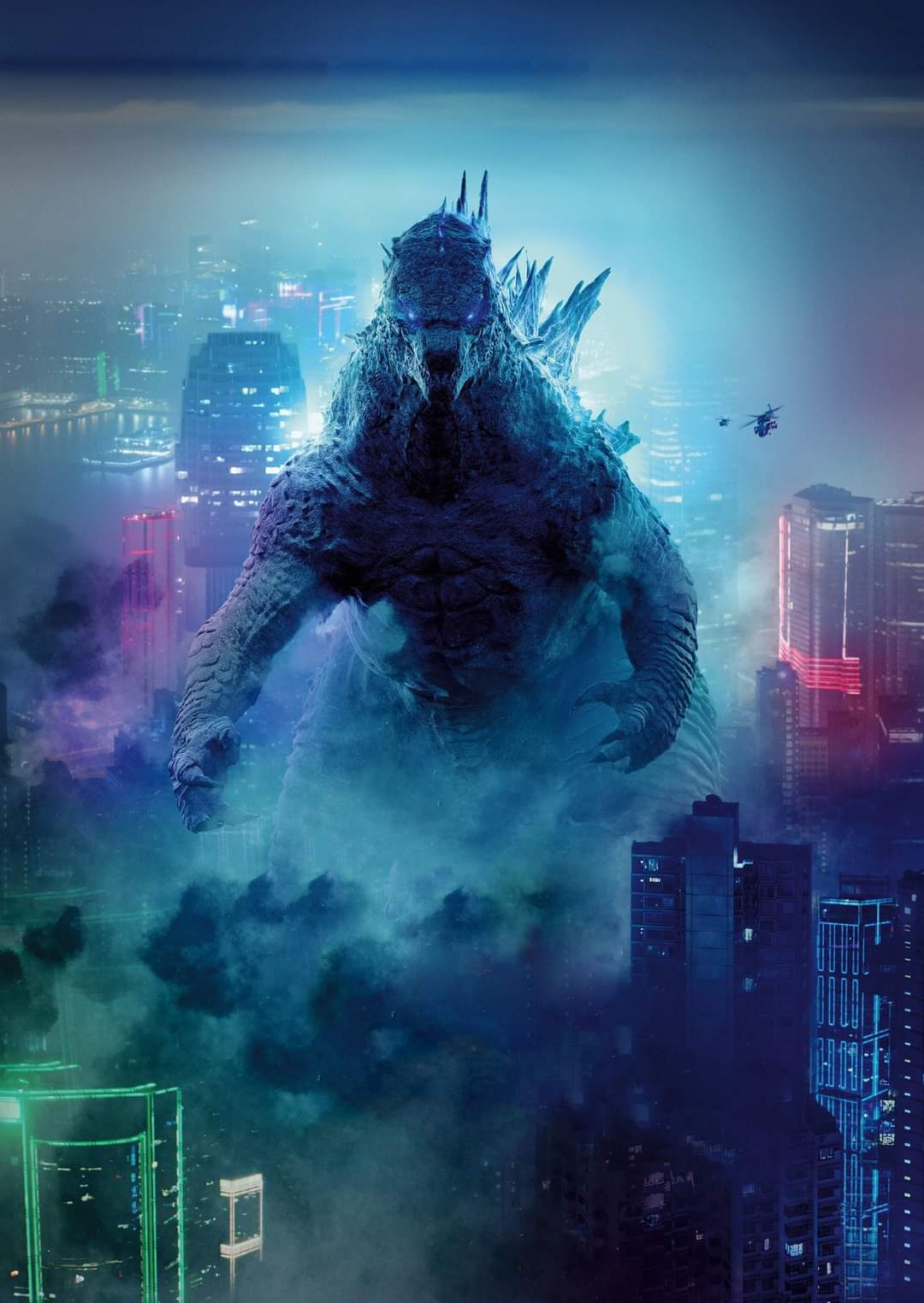 Godzilla vs. Kong textless poster