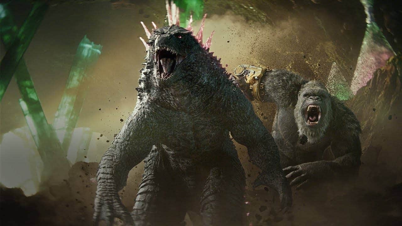 Godzilla x Kong - Godzilla and Kong charge