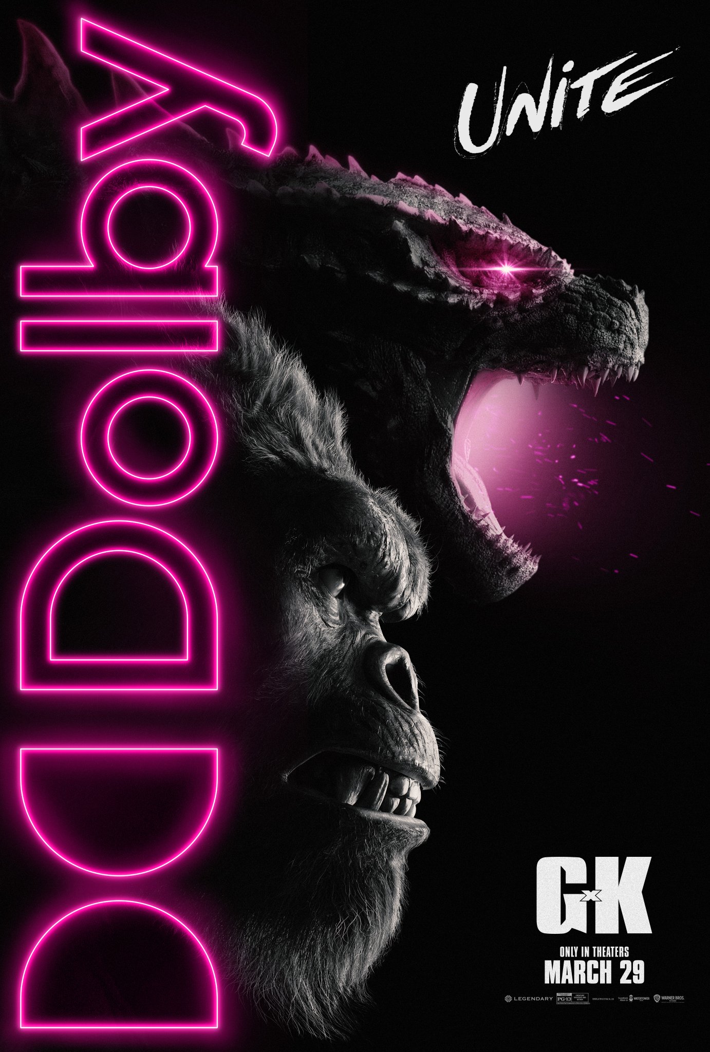 Godzilla x Kong Dolby Poster