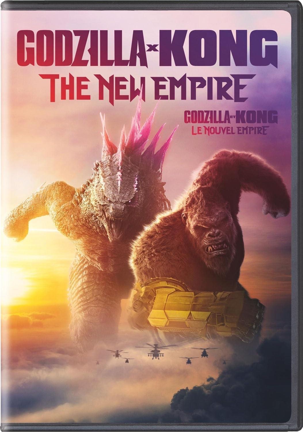Godzilla x Kong DVD Box Art