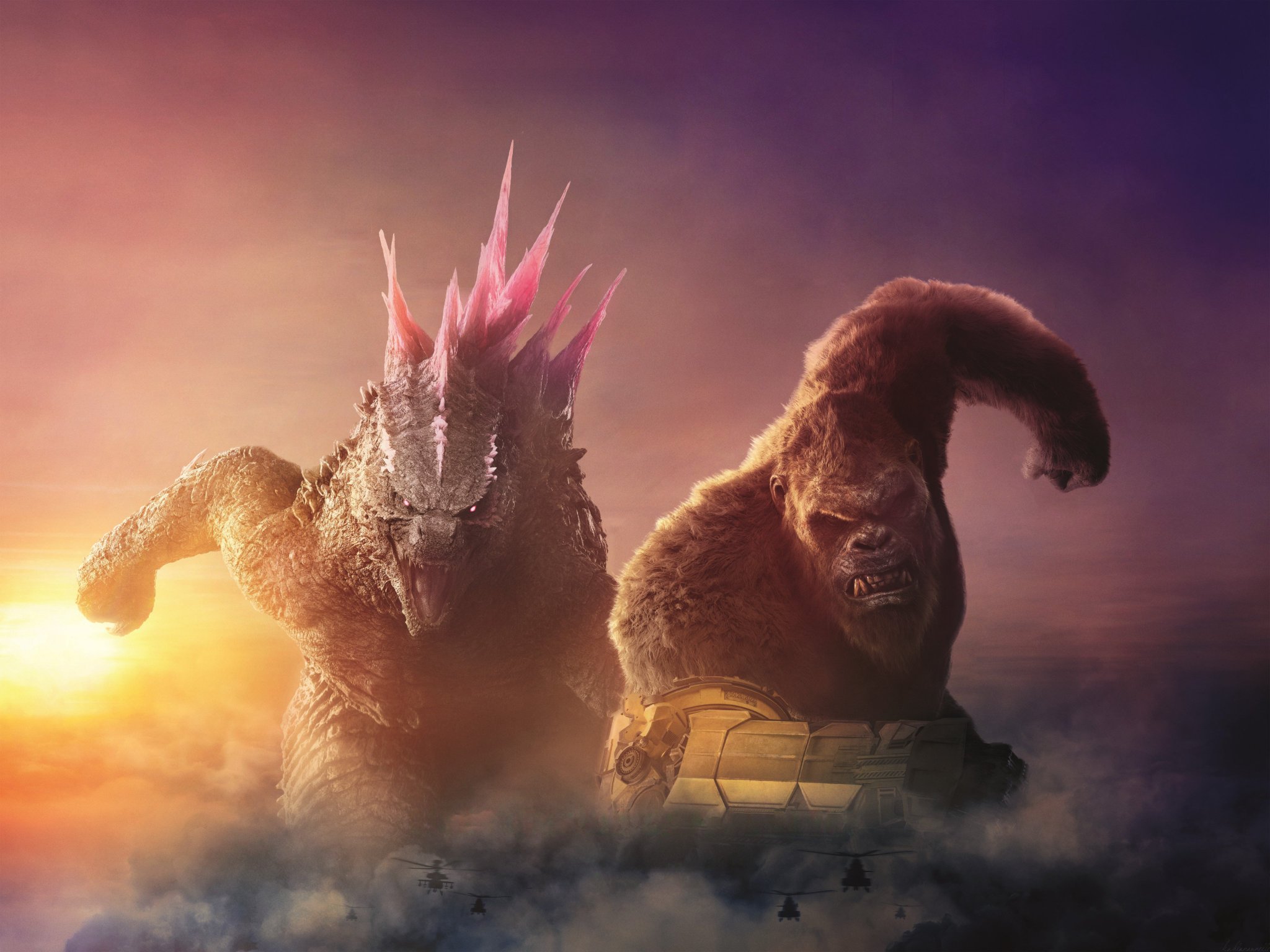 Godzilla x Kong Textless Poster