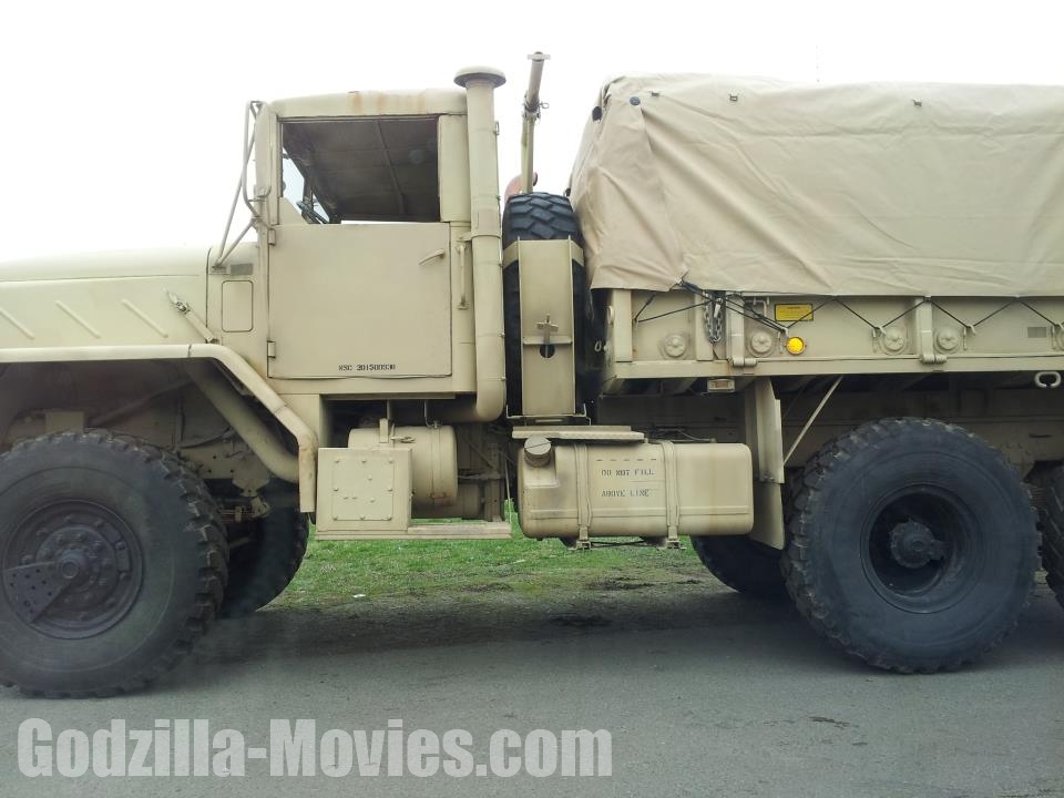 Military Truck on Godzilla 2014 Set