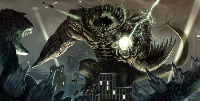 Godzilla 2014 Godzilla vs. Monster Fan Art