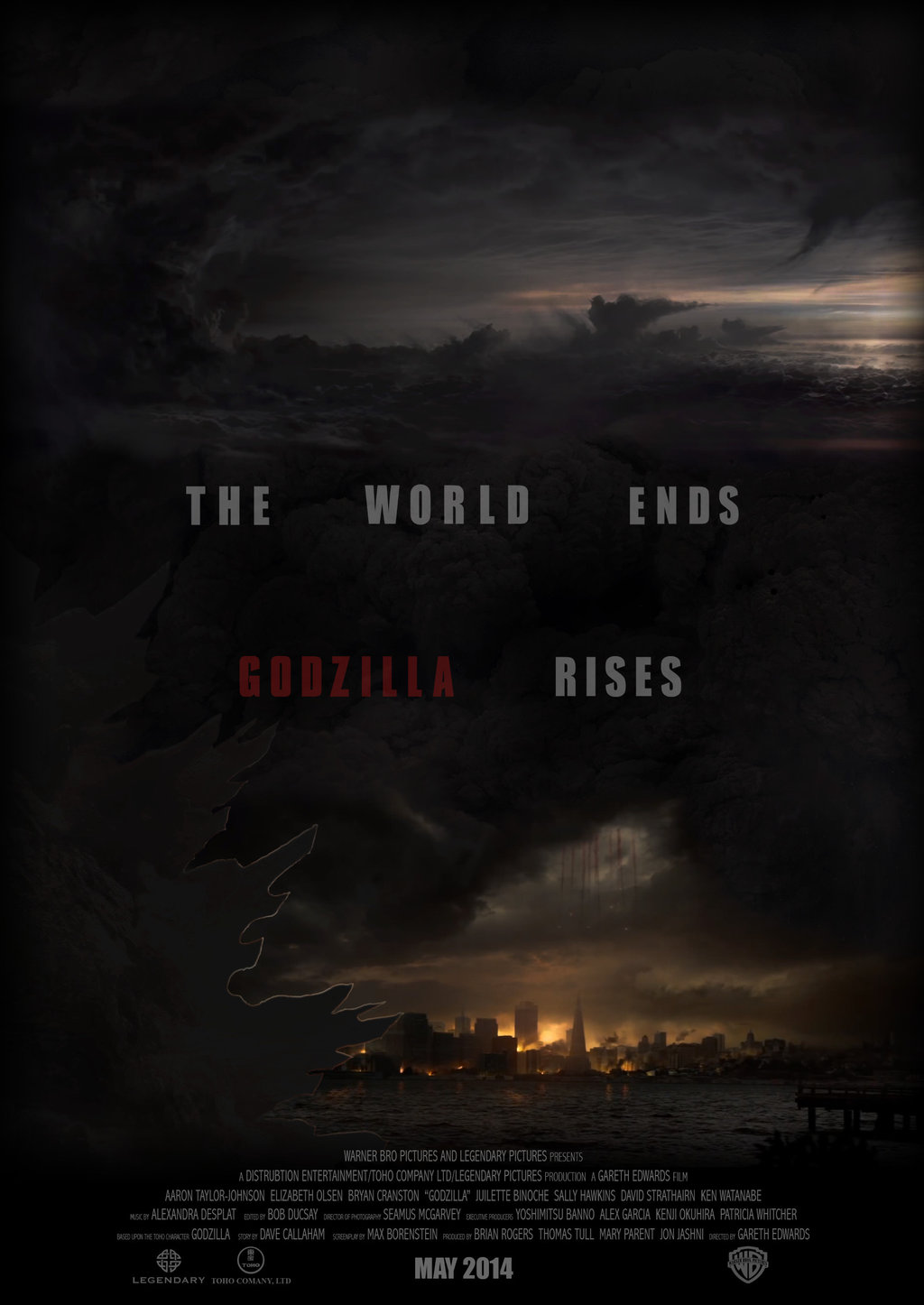 Godzilla 2014 Fan Poster