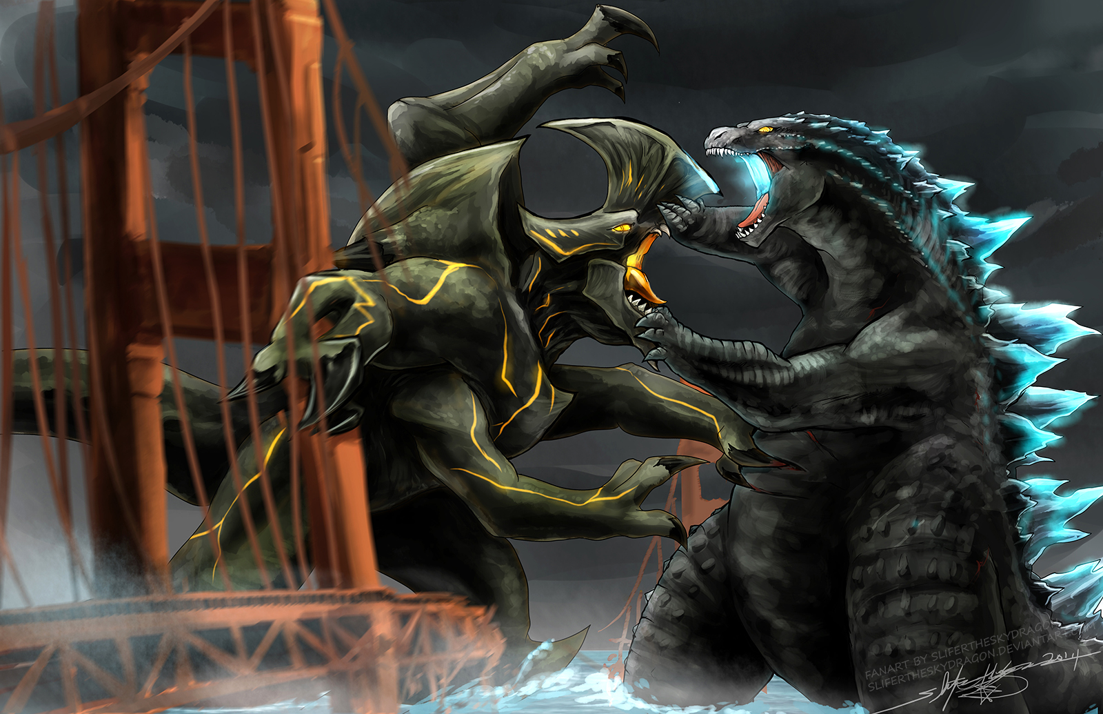 Godzilla vs. Trespasser Kaiju Fan Art