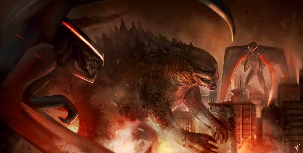 Godzilla Fan Artwork - MUTOs