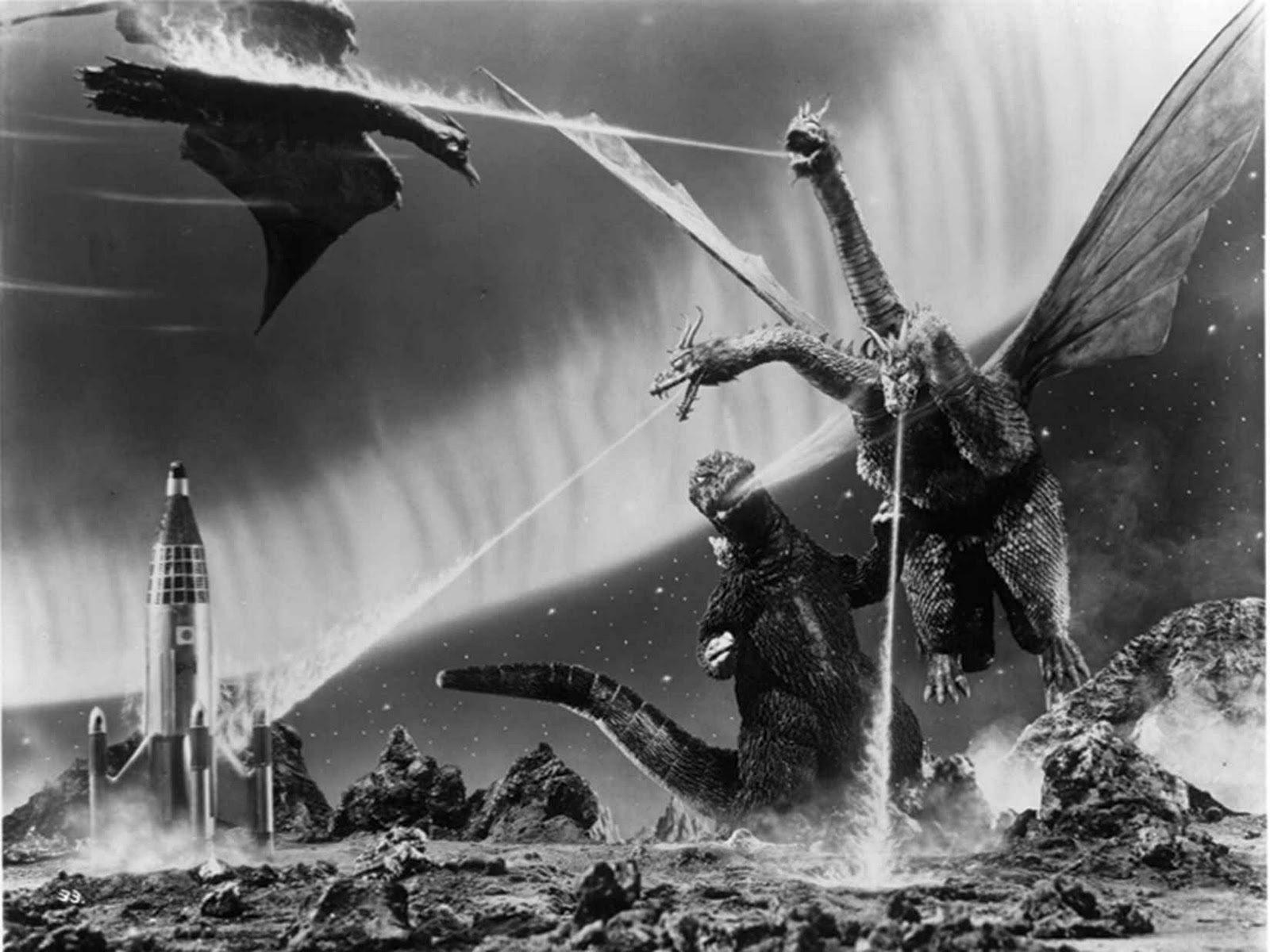 Godzilla, Rodan and King Ghidorah