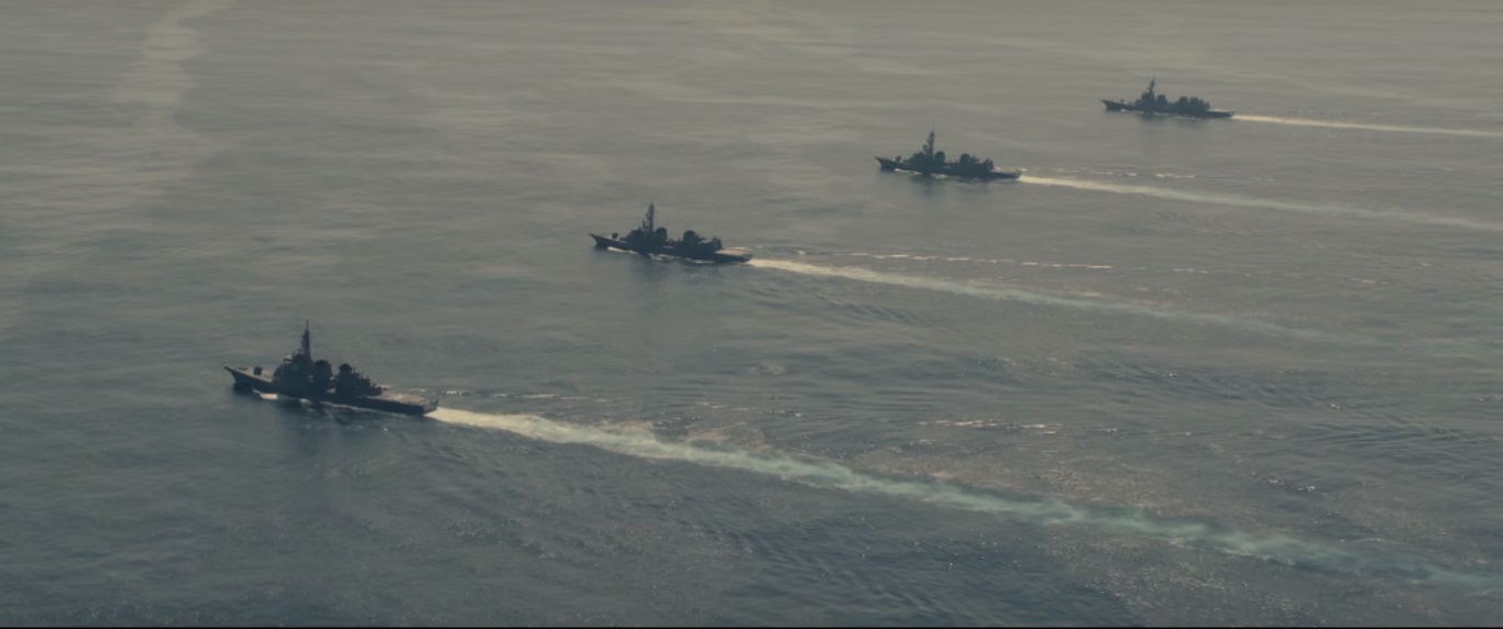 Japan's Navy prepare for Shin-Gojira