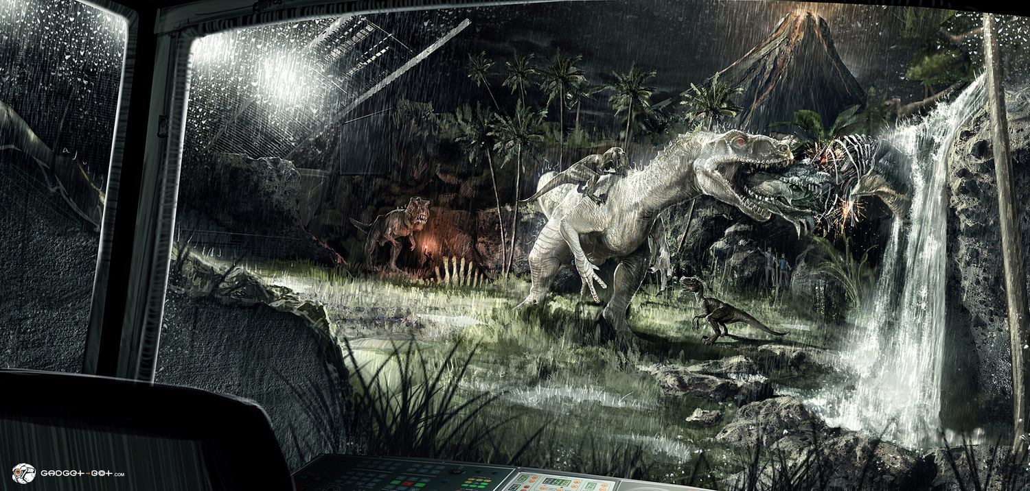 Jurassic World Movie Concept Artwork