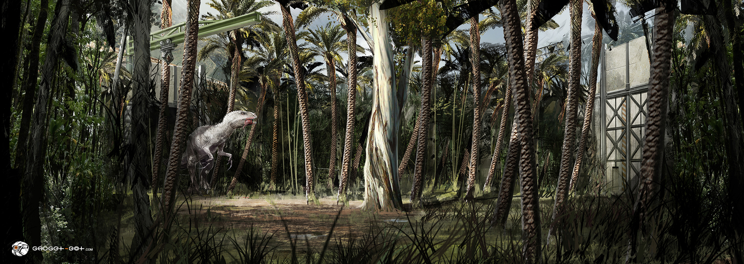 Jurassic World Movie Concept Artwork