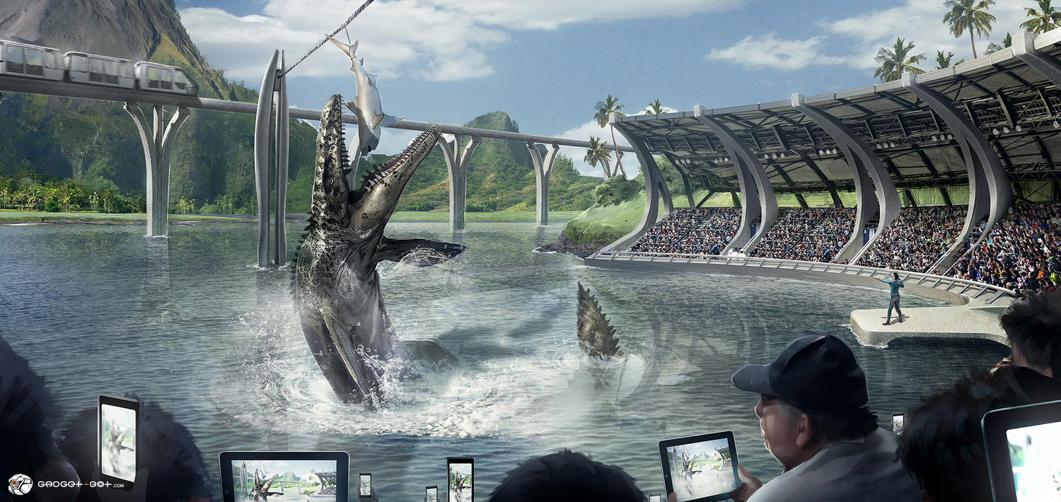 Jurassic World Movie Concept Artwork