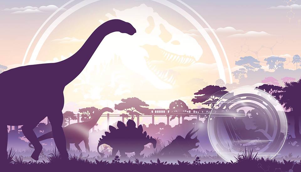 Jurassic World Wallpaper - Purple Variant