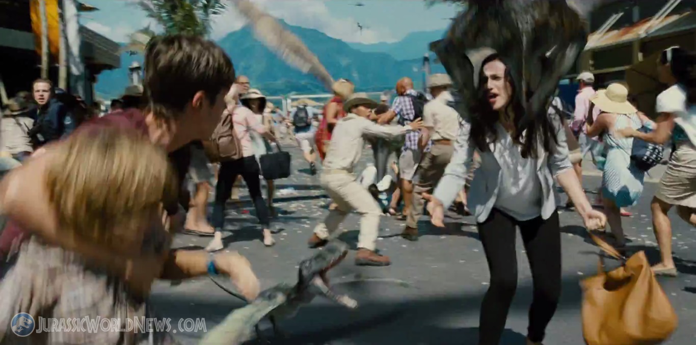 Jurassic World Super Bowl Trailer Screenshots