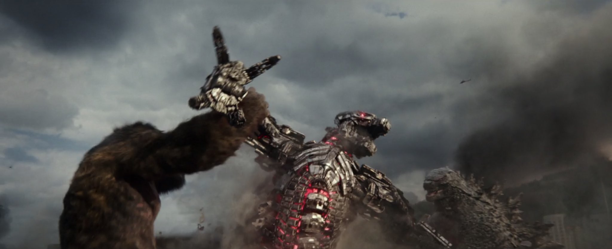 Mechagodzilla vs. Kong and Godzilla