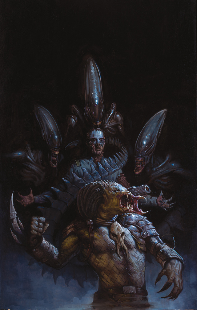 New AvP Comics - Aliens vs. Predator #1 Cover