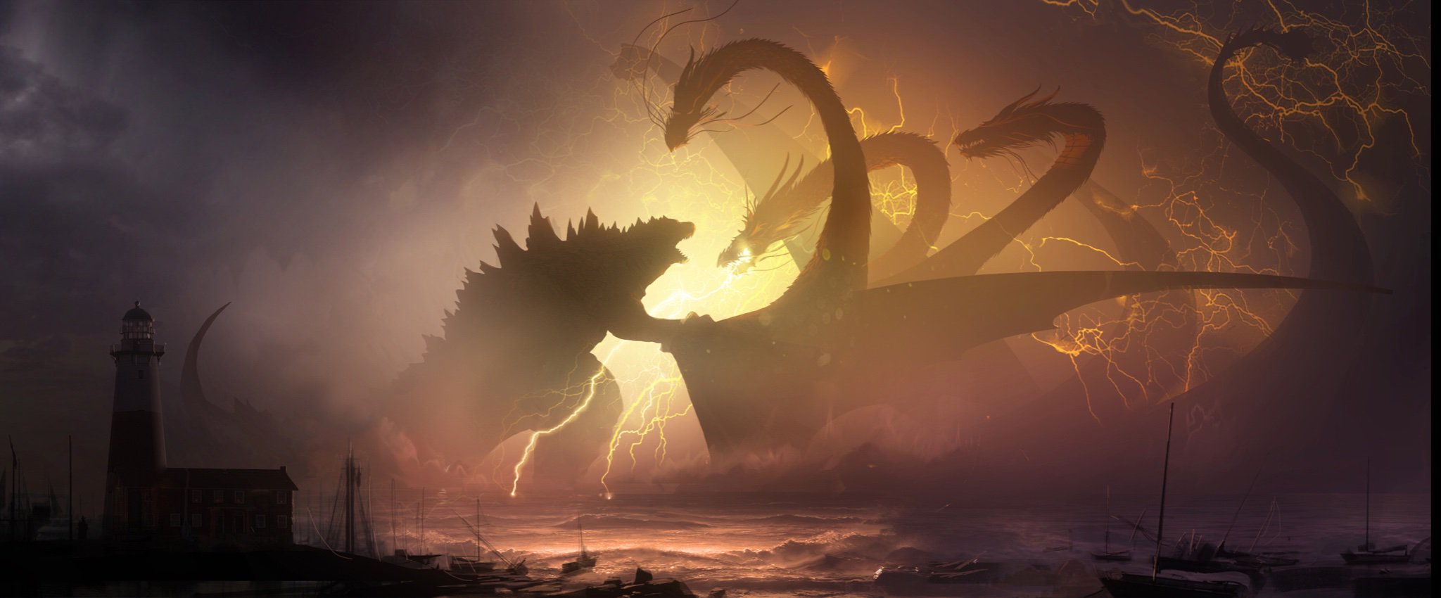 Official Godzilla vs. Ghidorah Concept Art