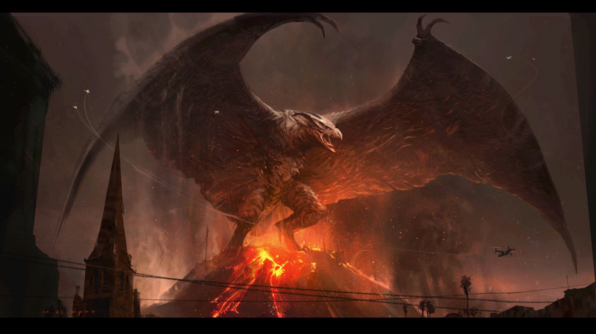 Official Rodan Concept Art