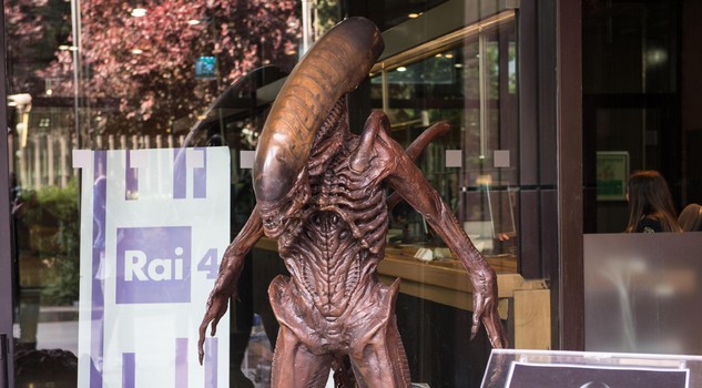 Original Giger Alien at Rai di Viale Mazzini 