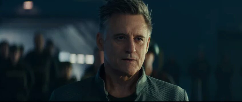 President Whitmore wearing pilot uniform in Independence Day: Resurgence